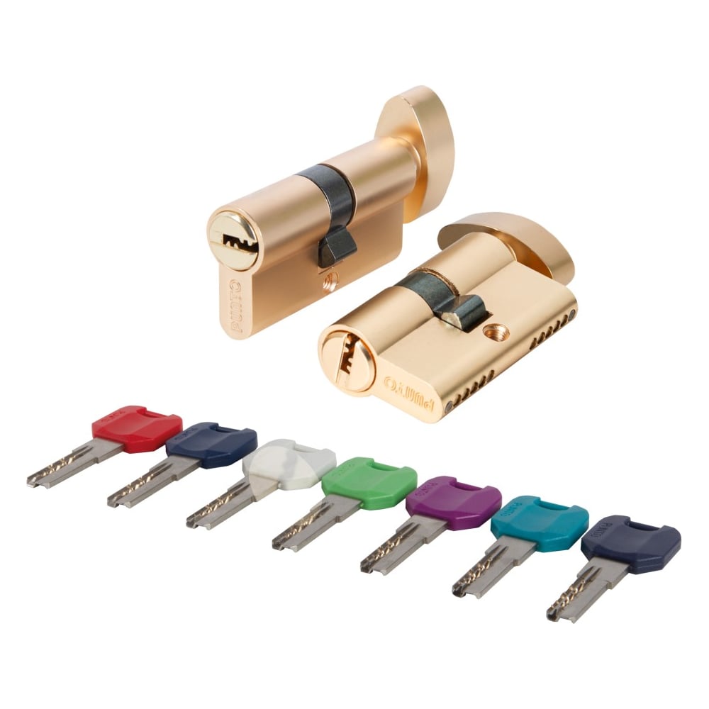 Изображение товара Цилиндровый механизм PUNTO MaxPro7002Knob70mm(30+10+30) SSG сатин.золото 7key с вертушкой 61177