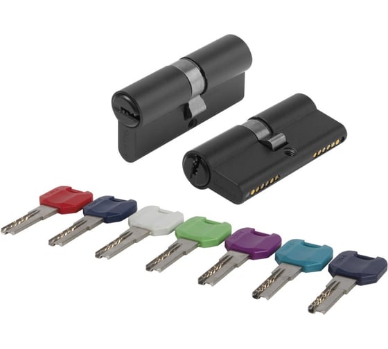 Изображение товара Цилиндровый механизм PUNTO MaxPro7000Key60mm(25+10+25) BL черный 7key 61153