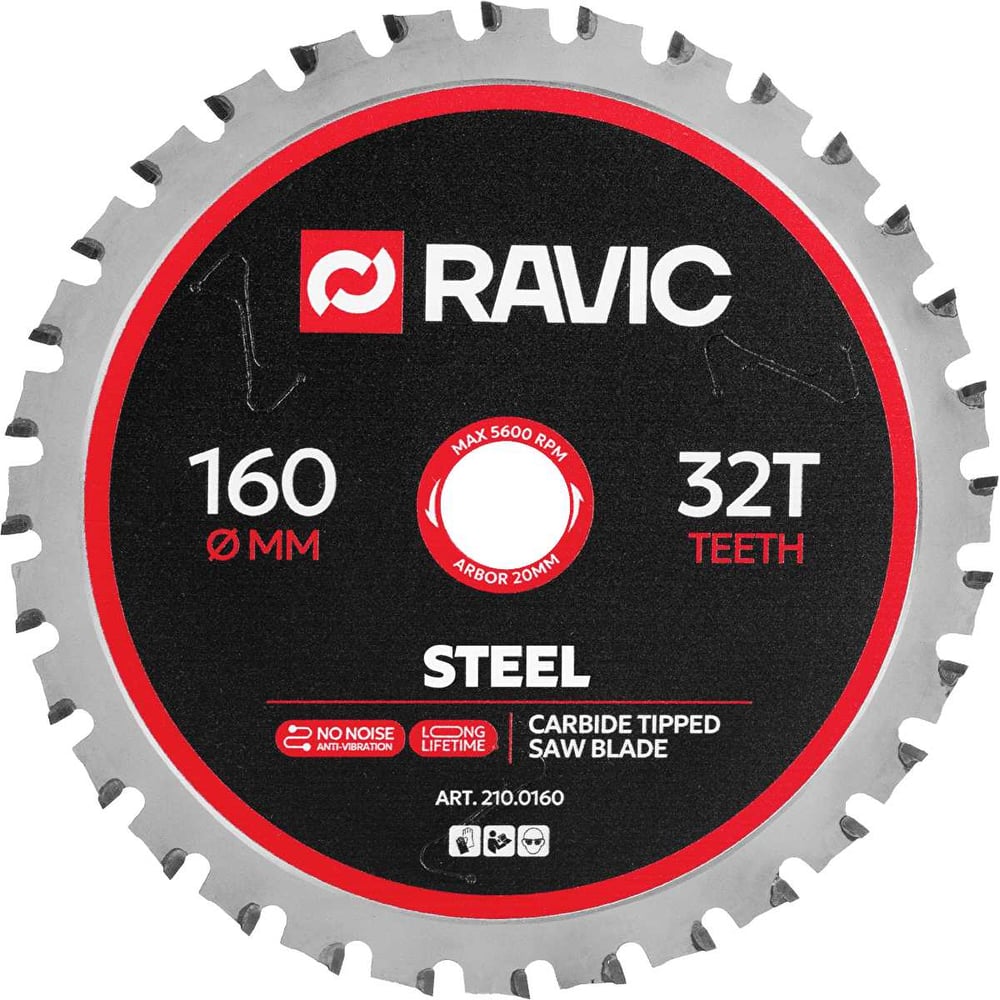 Изображение товара Диск пильный Ravic 160х1,8/1,4х20 мм Z32 арт 210.0160