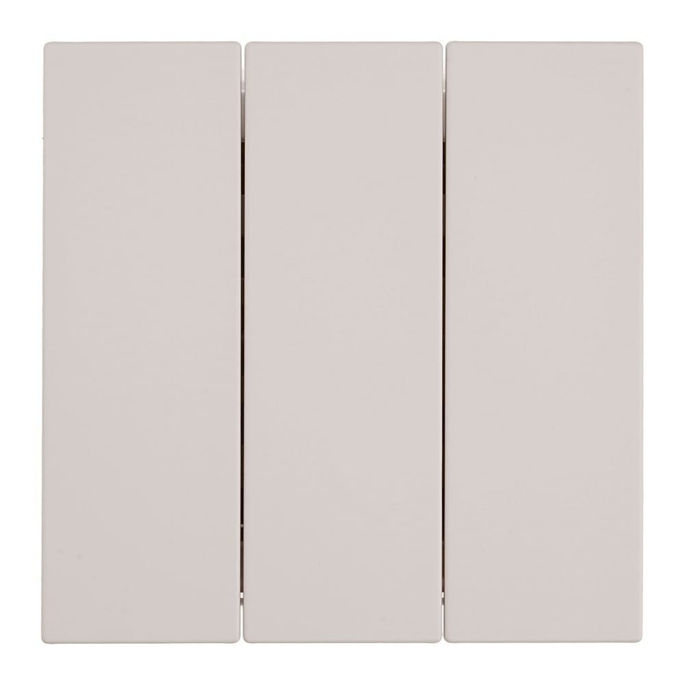 Изображение товара Выключатель 3-клавишный STEKKER серия Мия механизм, 250В, 10А, RSW10-3108-08, пудровый жемчуг, 50474