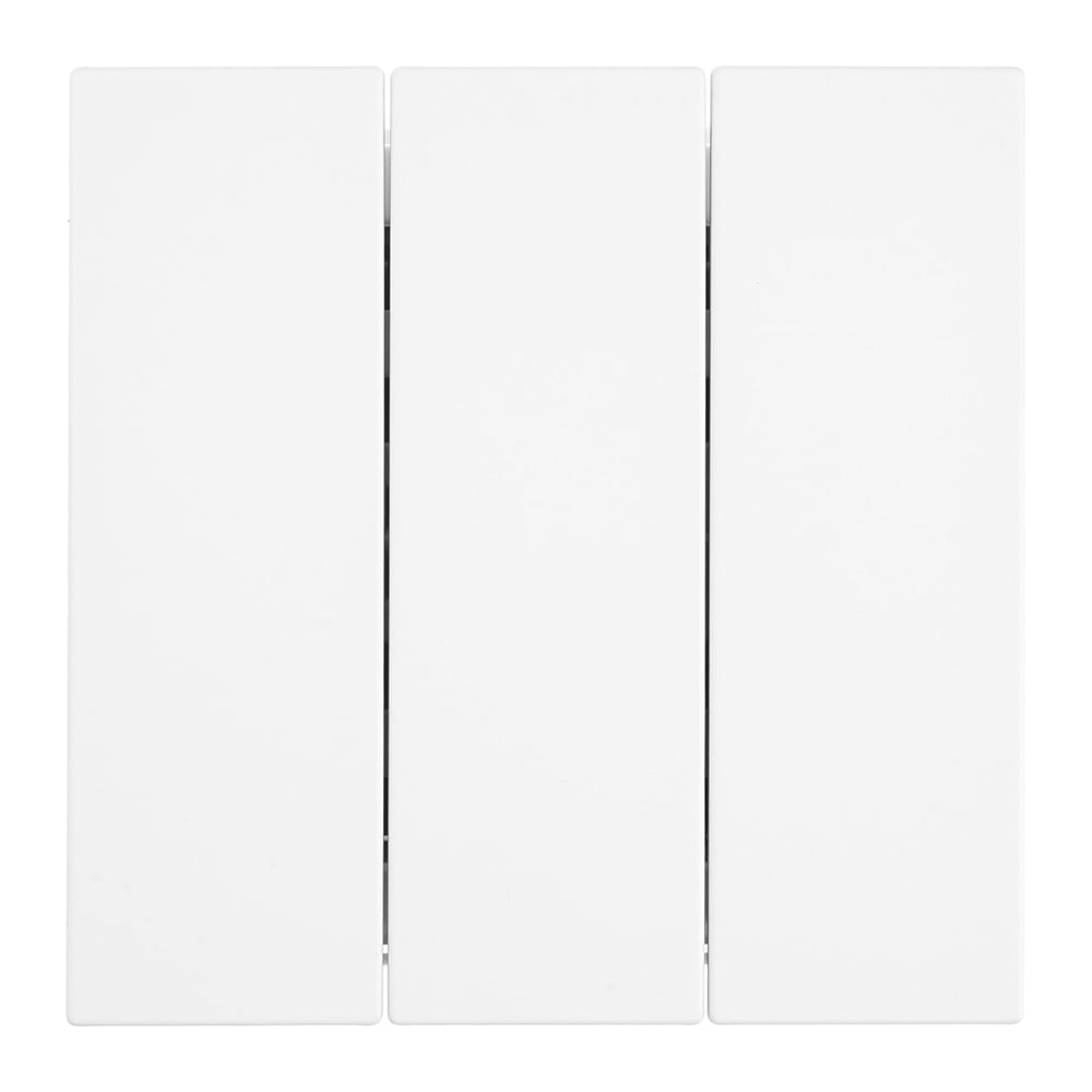 Изображение товара Выключатель 3-клавишный STEKKER серия Мия механизм, 250В, 10А, RSW10-3108-01, белая магнолия, 50430