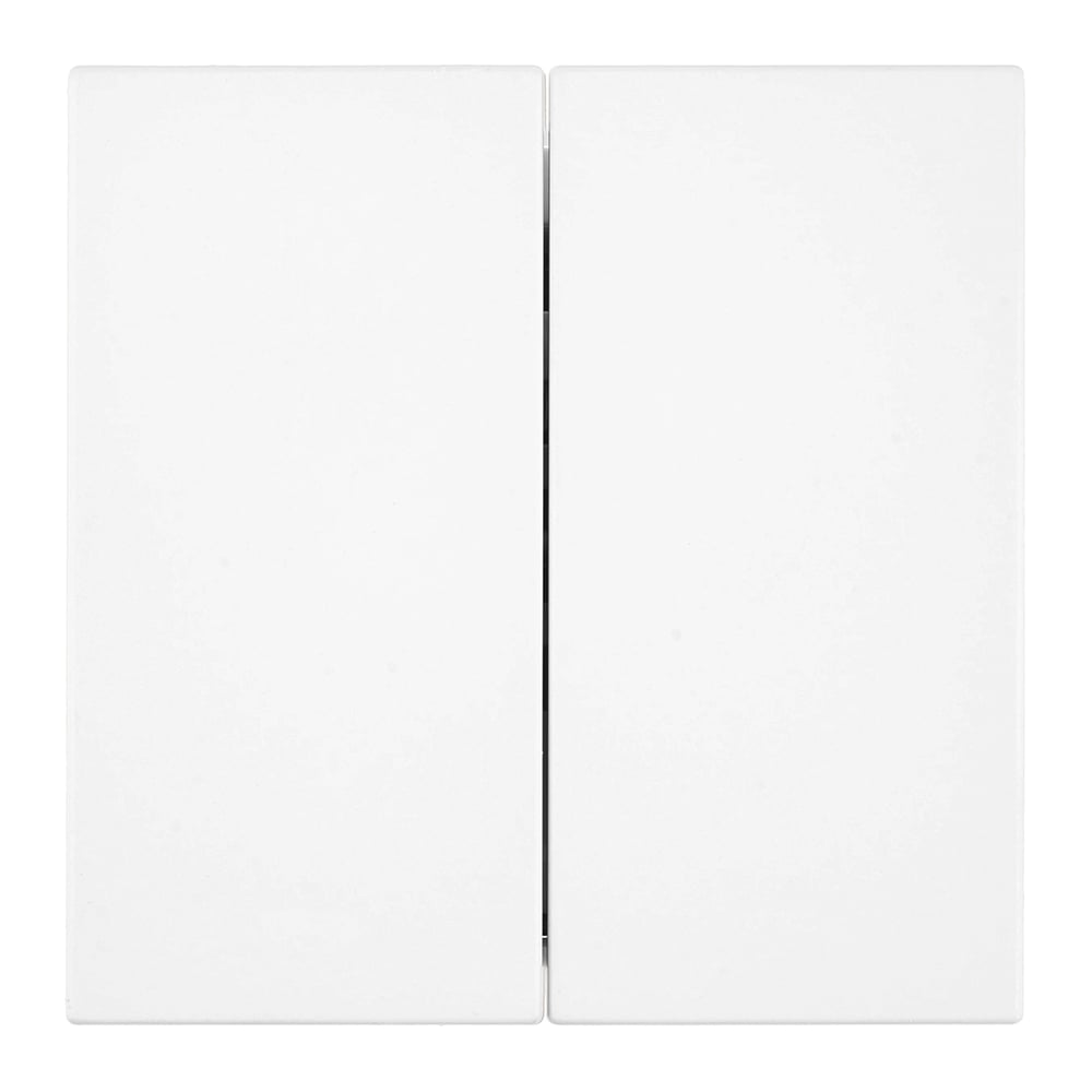 Изображение товара Переключатель 2-клавишный STEKKER серия Мия механизм, 250В, 10А, RSW10-3107-01, белая магнолия, 50434