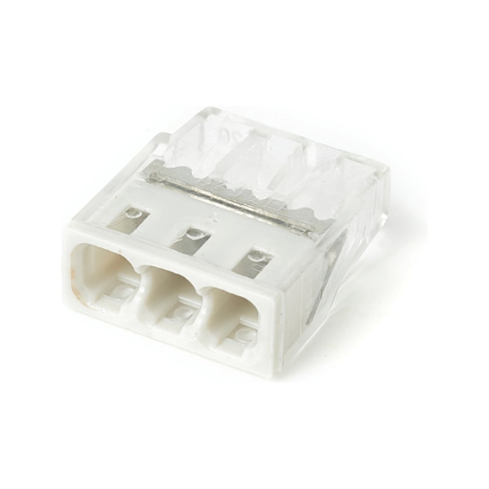 Изображение товара Строительно-монтажная клемма HLT СКМ EU2.5-413 3 отверстия, 0.75-2.5мм2, 50шт./уп. 081-20-041