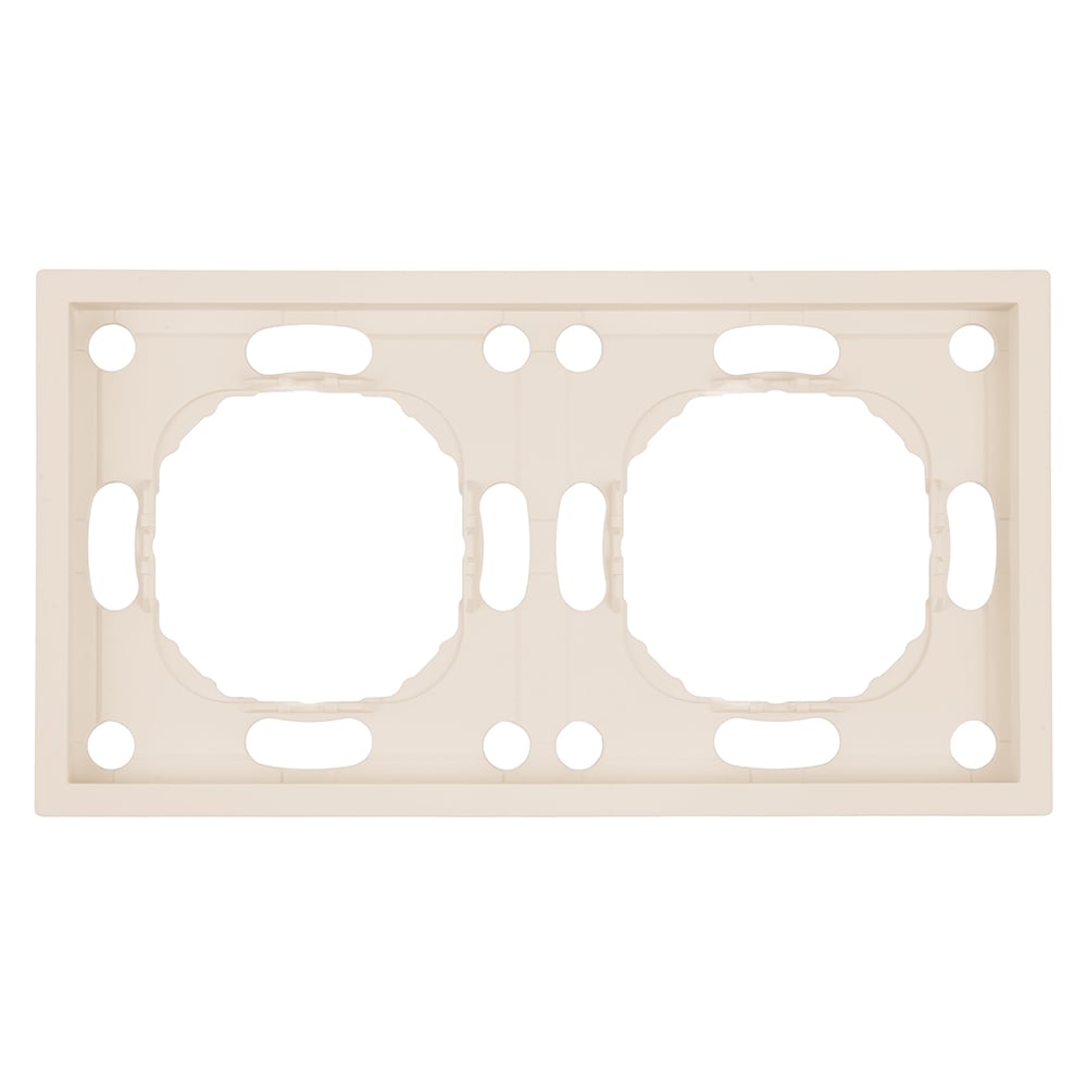 Изображение товара Рамка STEKKER Эмили 2-постовая, кашемир, IP20