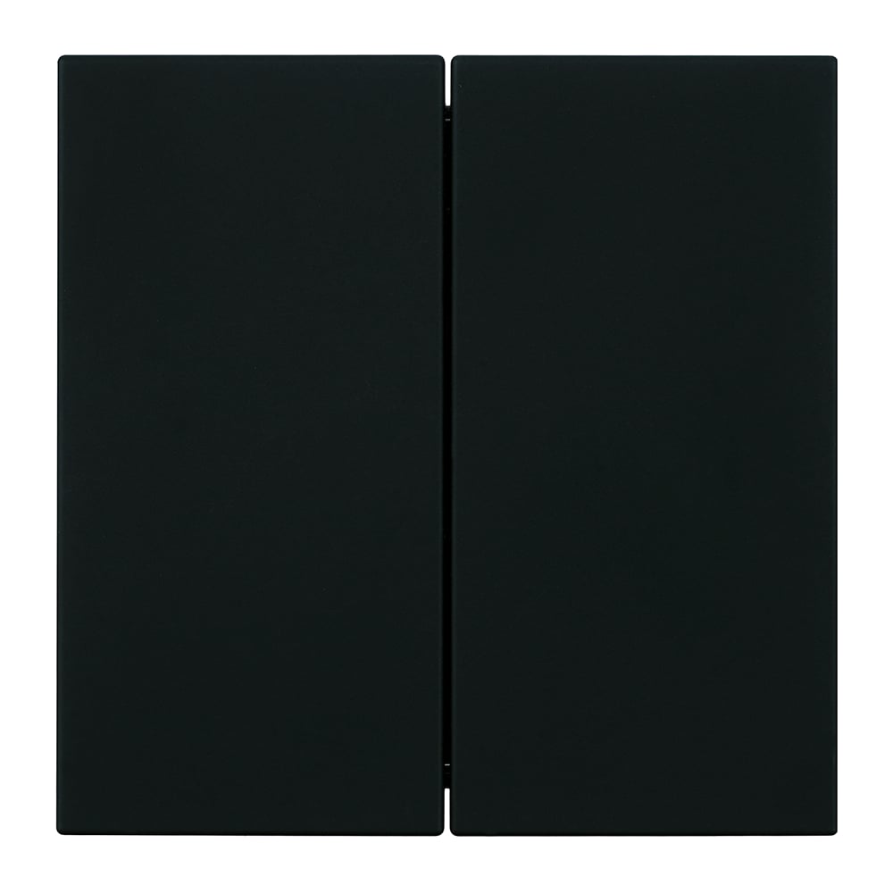 Изображение товара Механизм выключателя 2-клавишного STEKKER 250В, 10А, серия Мия, RSW10-3104-05, черный бархат, 50443