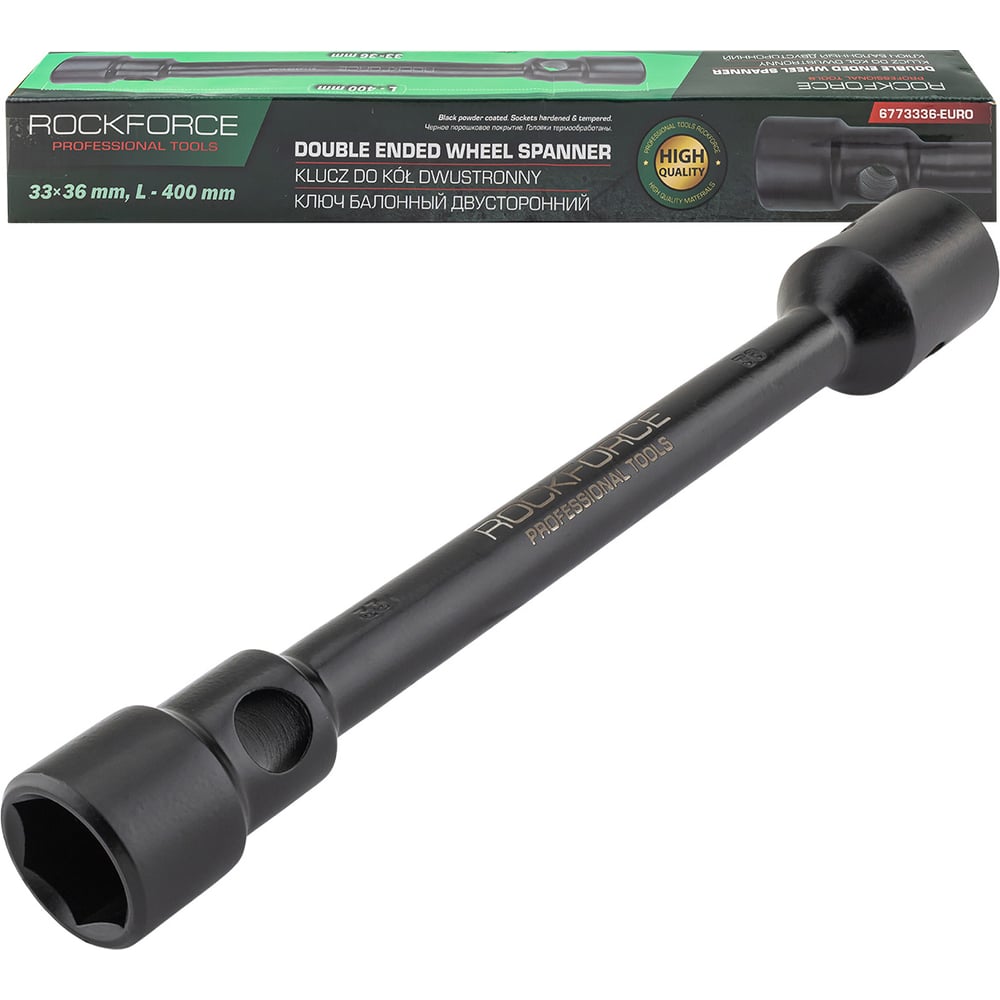 Изображение товара Ключ балонный двусторонний Rockforce 33х36мм RF-6773336-EURO(64330)