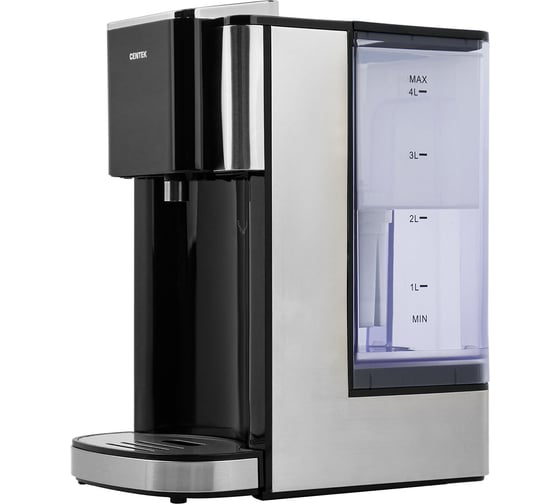 Изображение товара Термопот проточный Centek, 4л, 2600Вт, 4 режима нагрева, СЕНСОР LCD дисплей, функ.самоочистки CT-3200