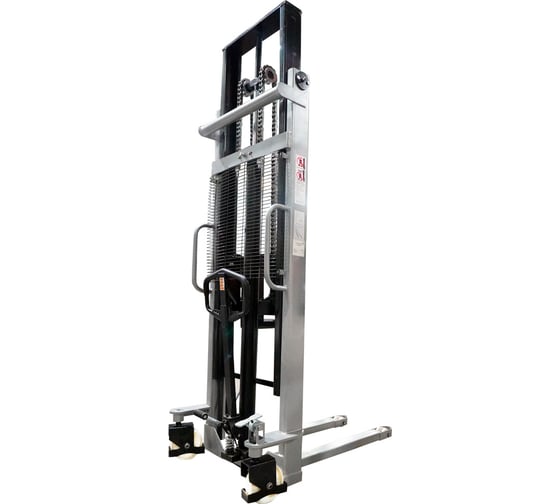 Изображение товара Ручной гидравлический штабелер RAKUDA нагрузка 1000 кг., высота подъема 1600 мм, с раздвижными вилами (VILS) PLH 1000 16 PRO