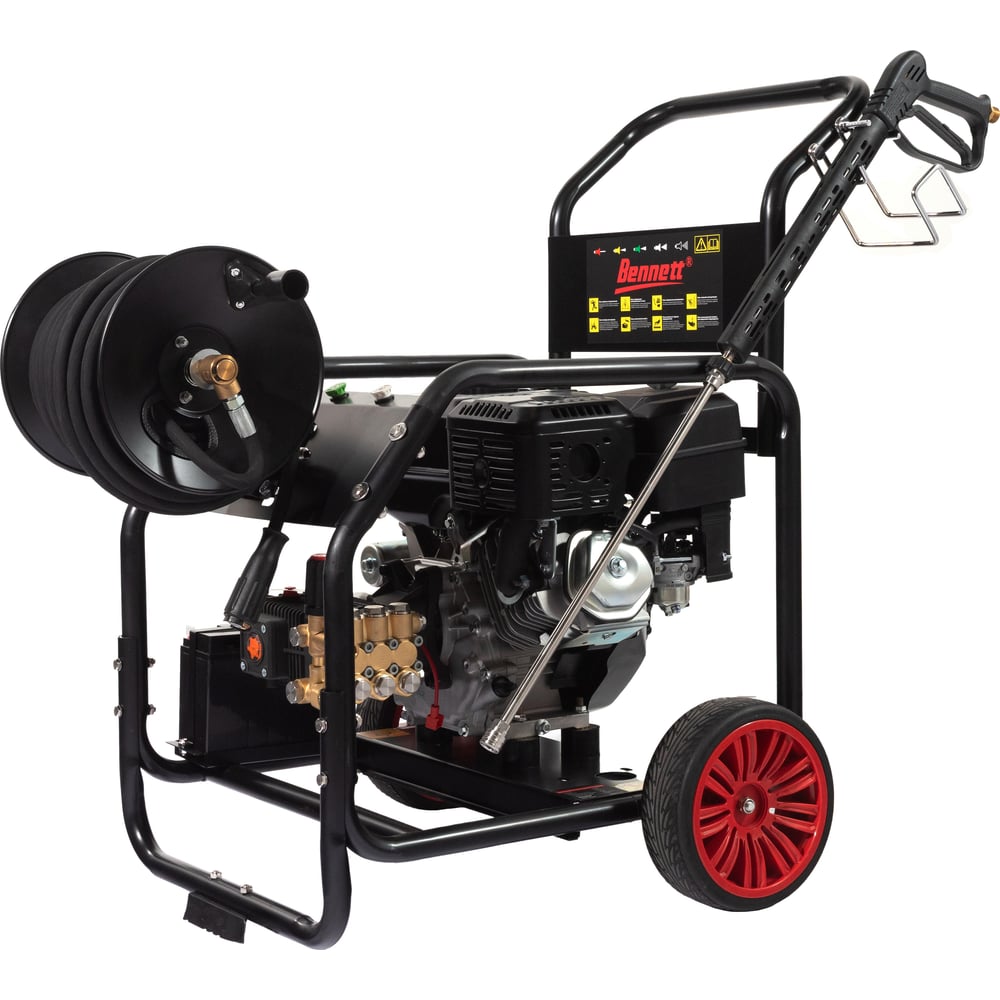 Изображение товара Аппарат высокого давления Bennett бензиновый (15 л.с.; 280 бар; 16 л/мин) LIFAN, запуск с ключа QD2816