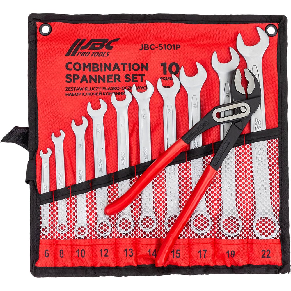 Изображение товара Набор ключей комбинированных JBC 10 предметов JBC-5101P+1(64308)