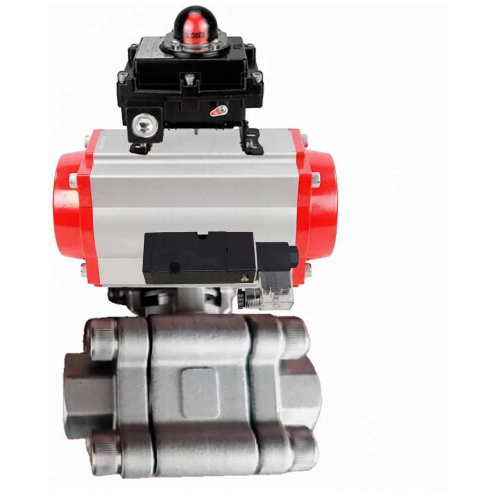 Изображение товара Кран шаровой DN50 с пневмоприводом и сварным присоединением
