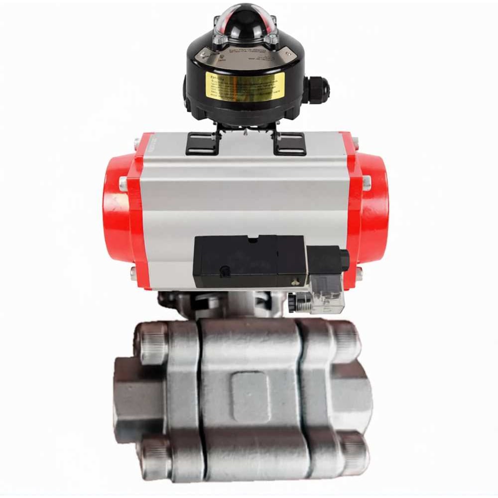 Изображение товара Кран шаровой DN 50 PN63 под приварку с пневмоприводом SA-105