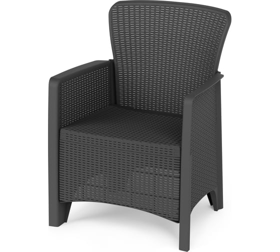 Изображение товара Кресло ЗПИ "Альтернатива" Ротанг Лайт (графитовый) М9012