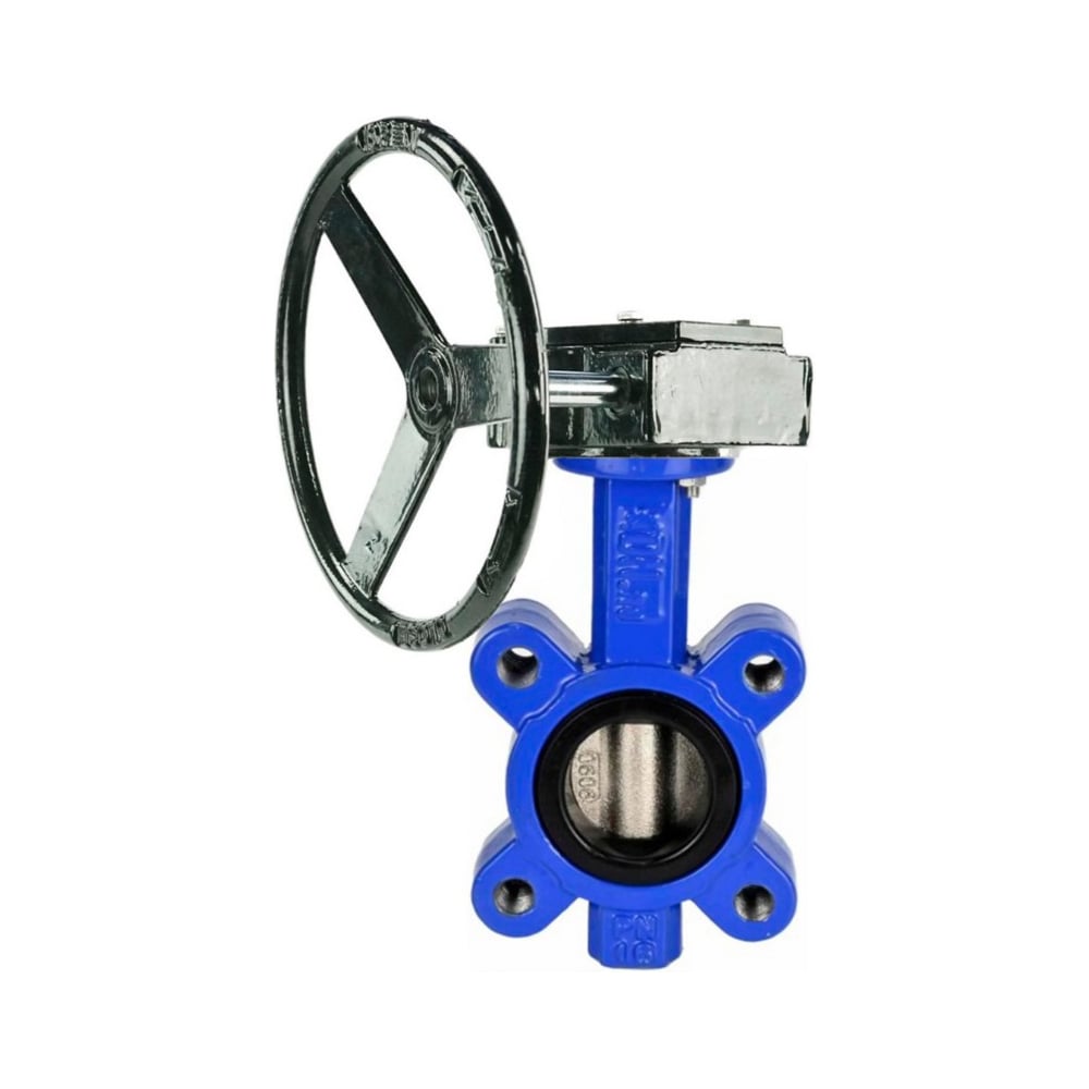 Изображение товара Затвор дисковый DN.ru QT450-304-EPDM-2W-Fb-H Ду80 Ру16 редуктор RDN-1 D050-89659