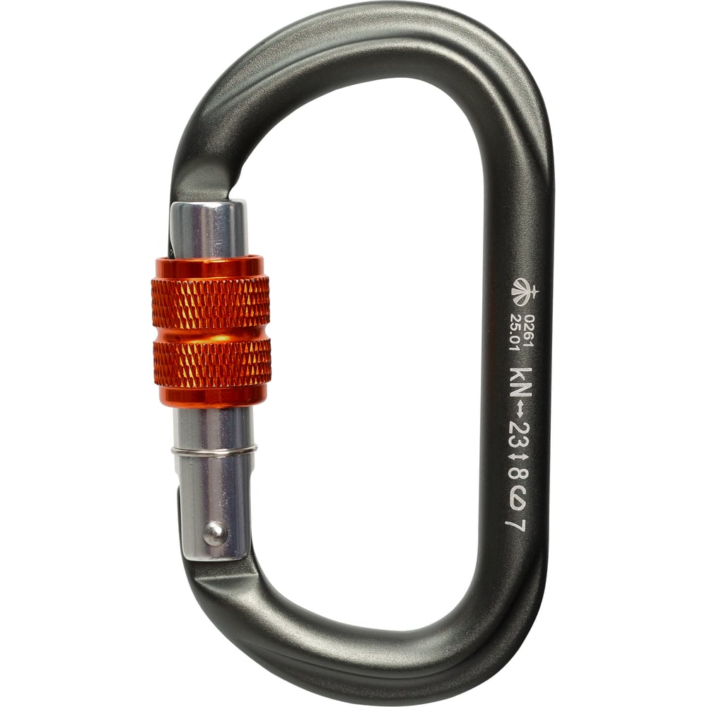 Изображение товара Карабин Vertical GRAY овальный с муфтой Keylock ver 0261