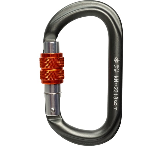 Изображение товара Карабин Vertical GRAY овал с муфтой (Keylock) ver 0261