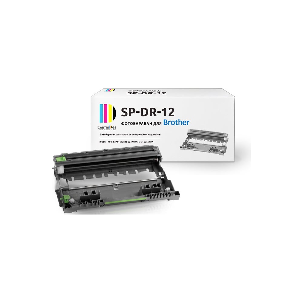 Изображение товара Фотобарабан SP DR-12 черный совместимый Brother Solution Print