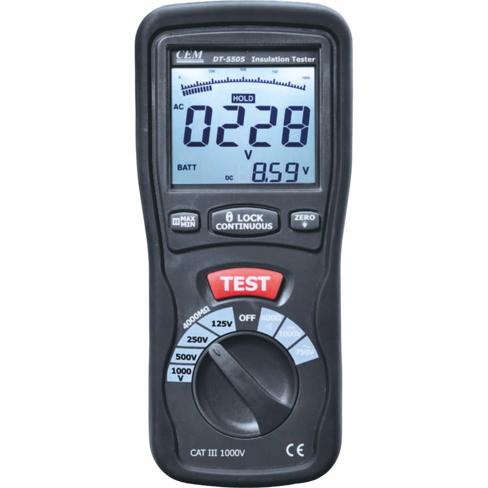 Изображение товара Мегаомметр СЕМ DT-5505 с поверкой 685736