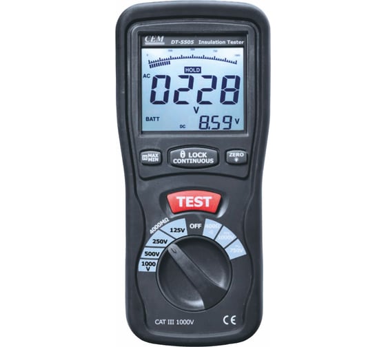 Изображение товара Мегаомметр СЕМ DT-5505 с поверкой 685736