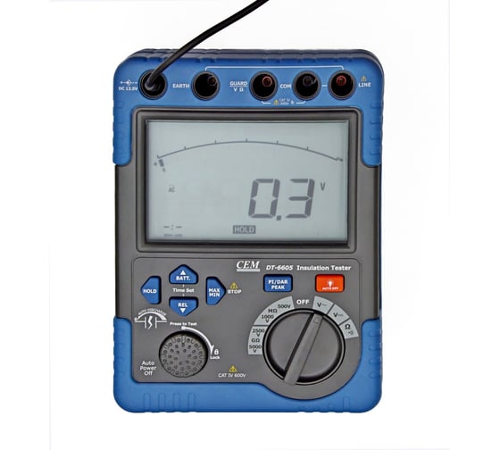 Изображение товара Мегаомметр СЕМ DT-6605 с поверкой 685613