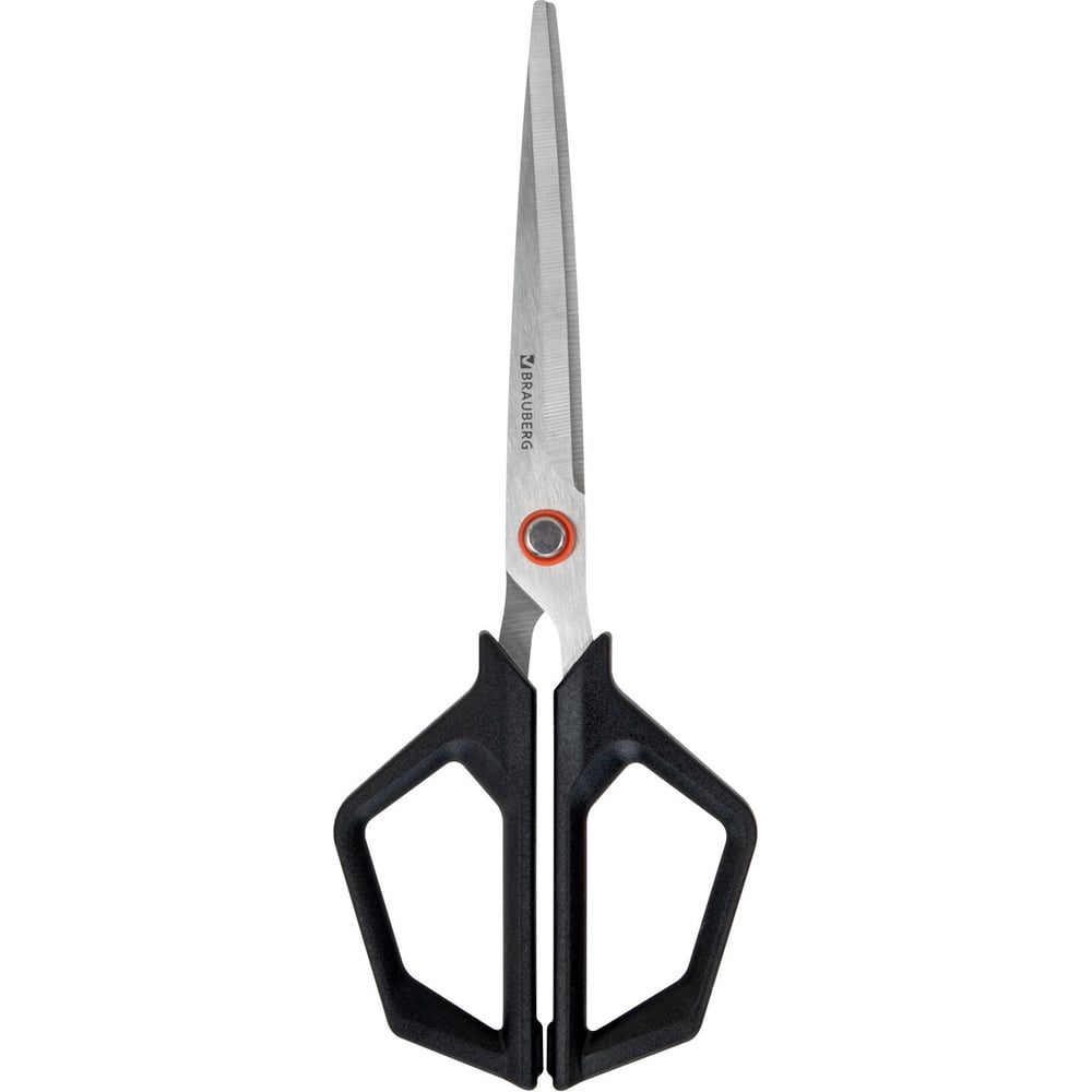 Изображение товара BRAUBERG Super Black 170 мм - универсальные ножницы с тремя гранями заточки