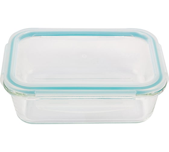 Изображение товара Контейнер Mallony DIAFANO 1000 мл из жаропрочного стекла с крышкой из пластмассы прямоугльный, температура -20 до+200 С 005472