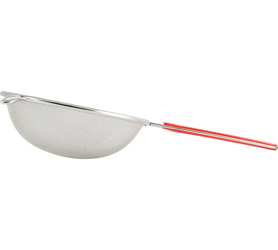 Изображение товара Дуршлаг Mallony Tagliatelle из нержавеющей стали с пластиковой ручкой, диаметр 16 см 985504