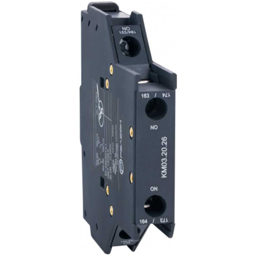 Изображение товара Дополнительный контактный блок РЕЛЕОН для KM3, монтаж сбоку, 2НО, 10А KM032026