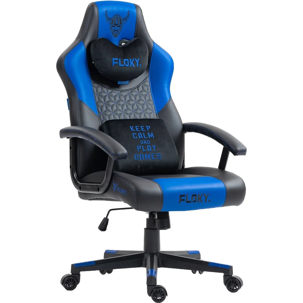 Изображение товара кресло геймерское Floky Huginn Blue SP с регулировками спинки и подлокотников