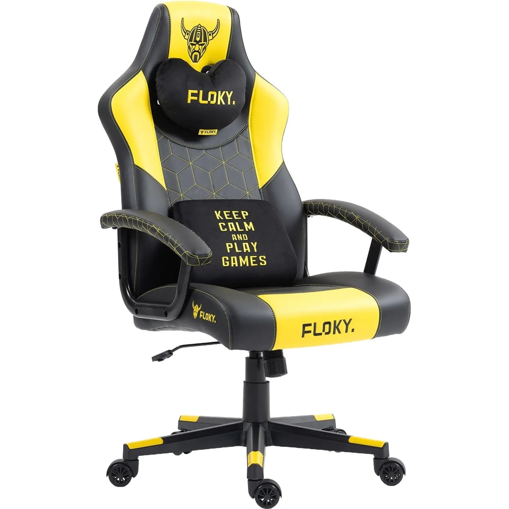 Изображение товара Кресло геймерское Floky Huginn Yellow