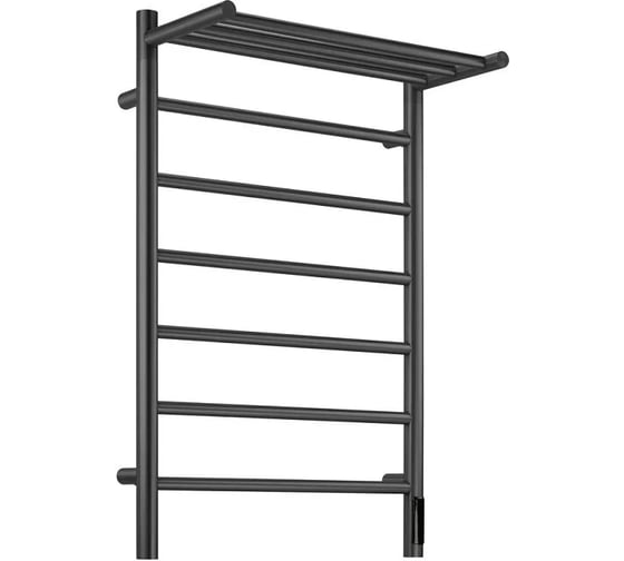 Изображение товара Полотенцесушитель электрический COMFYSAN Stella EC-7 80/50 с полкой, оружейная сталь, гальваника 018467