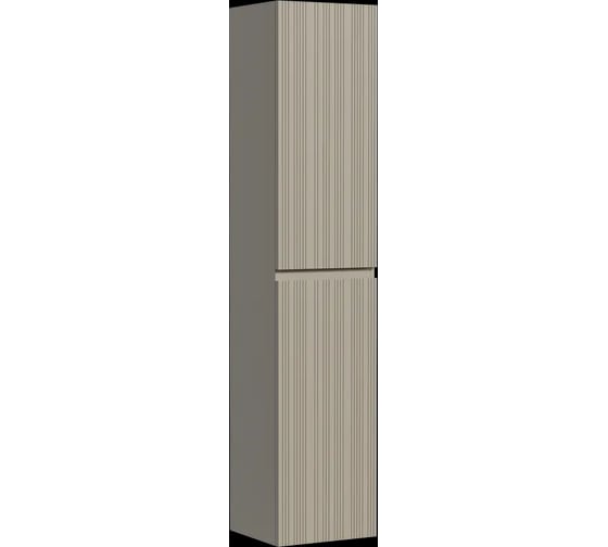 Изображение товара Шкаф-пенал подвесной Sancos SANCOS Code, 350х350х1650 мм, цвет серая платина, арт. PCD35GP