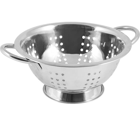 Изображение товара Дуршлаг Mallony Napoletano из нержавеющей стали с двумя боковыми ручками, диаметр 22 см 985521
