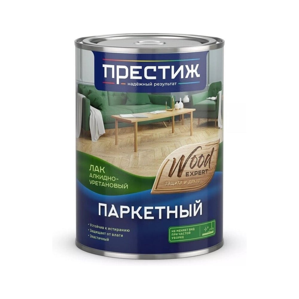 Изображение товара Лак паркетный Престиж алкидно-уретановый полуматовый 5 л