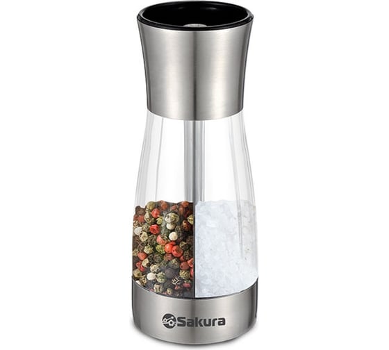 Изображение товара Двусторонняя ручная мельница для соли и перца Sakura SA-6647S РТ-00059886