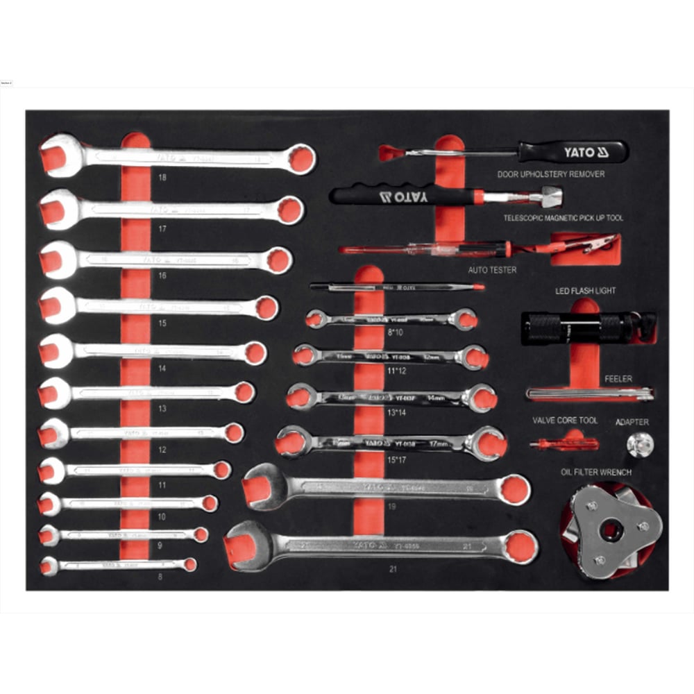 Изображение товара Nабор инструментов YATO 25 пр., YT-55280T2