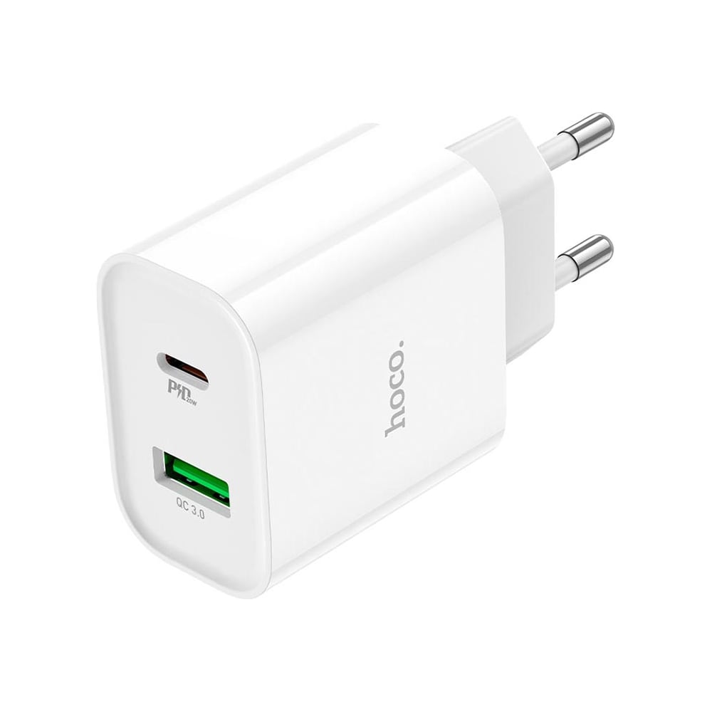 Изображение товара Блок питания (сетевой адаптер) Amperin HOCO C80A Rapido PD20W+QC3.0, Type-C, USB, белый 092133