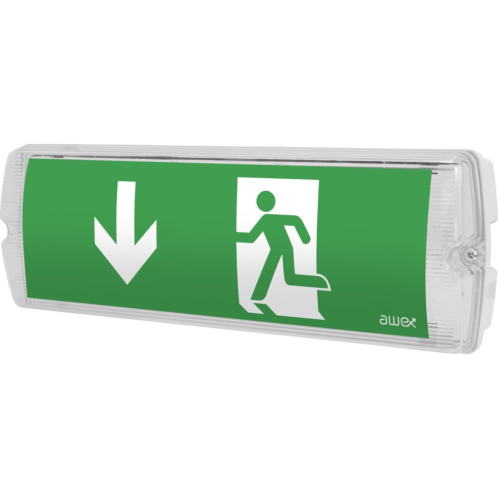 Изображение товара Аварийный светильник Awex ECONOMIC LED 1W постоянный 3 ч на поверхность IP65