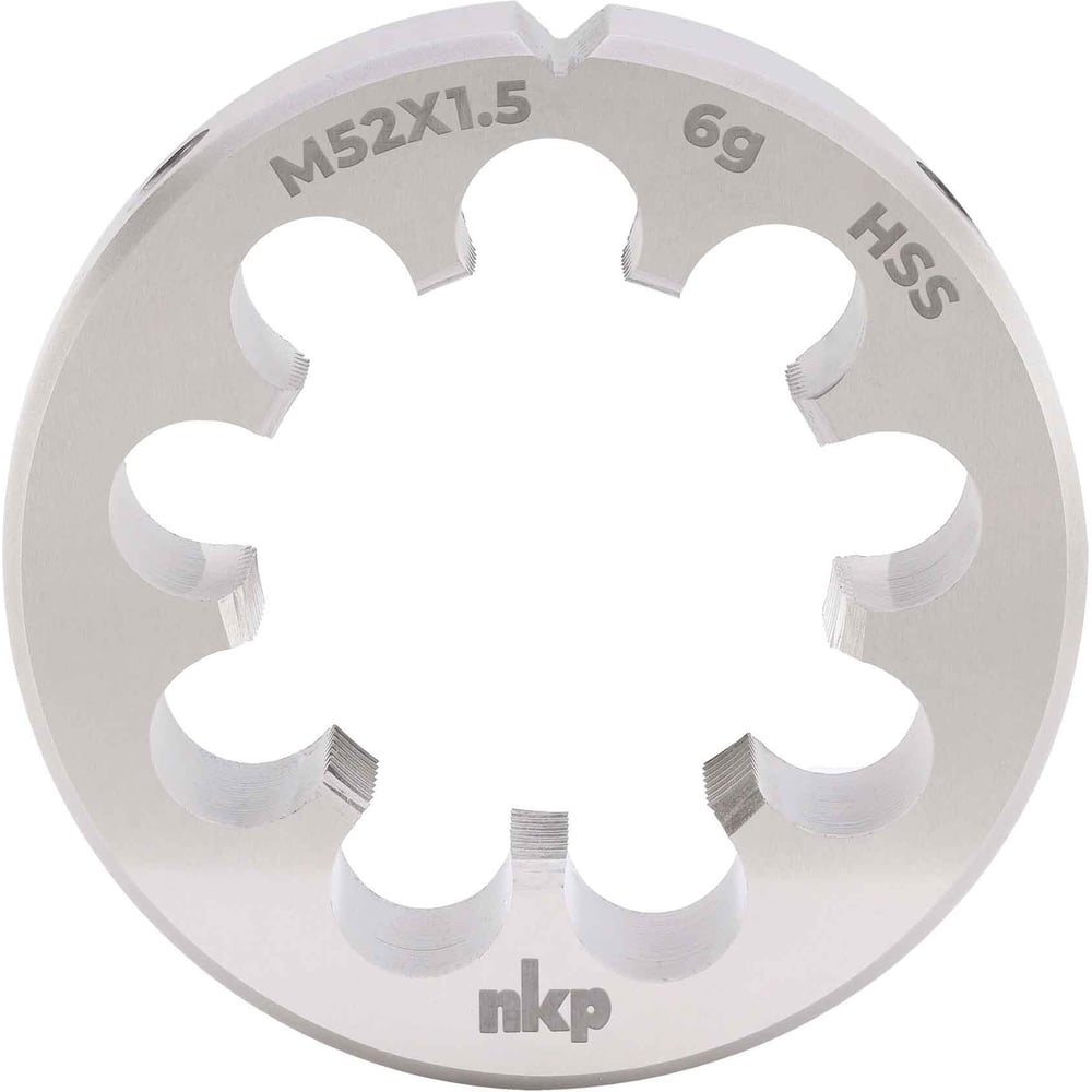 Изображение товара Плашка NKP М52 шаг 1.5мм DINEN22568 HSS 6g 90х22мм 240521N