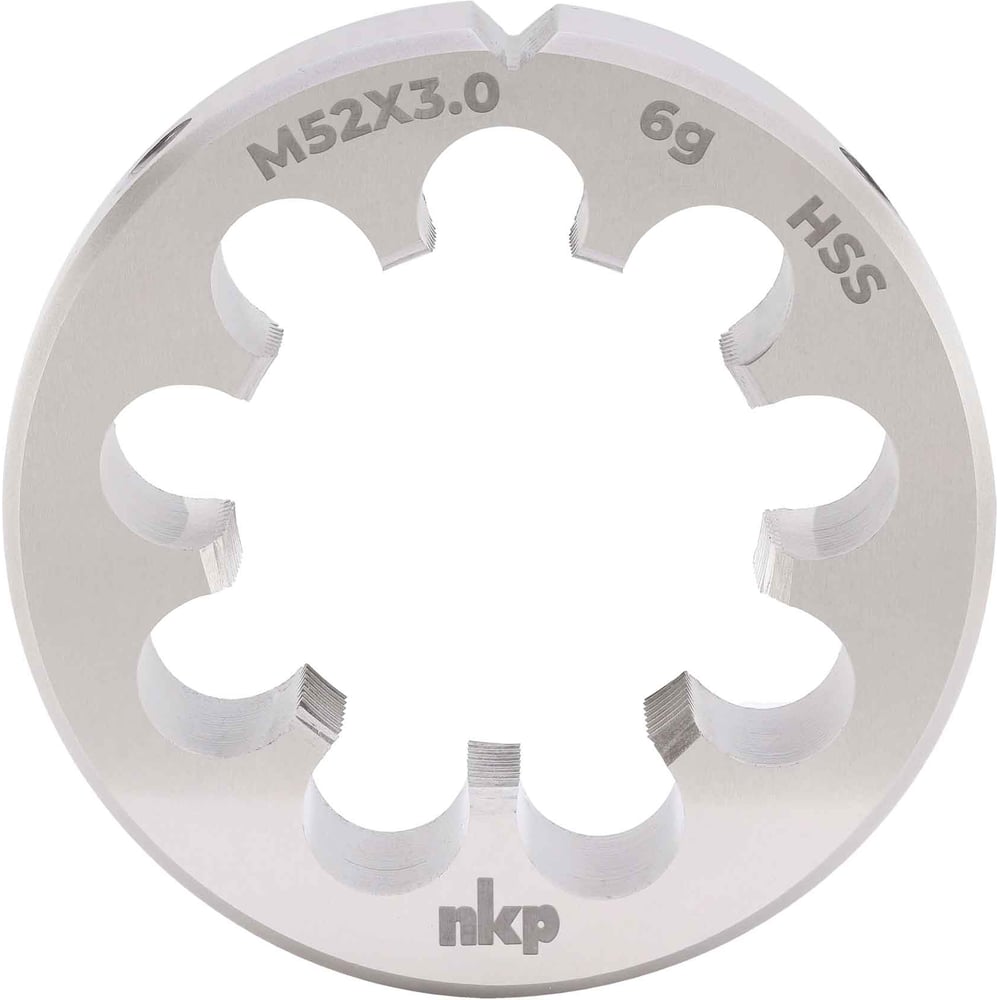 Изображение товара Плашка NKP М52 шаг 3.0мм DINEN22568 HSS 6g 90х36мм 240523N