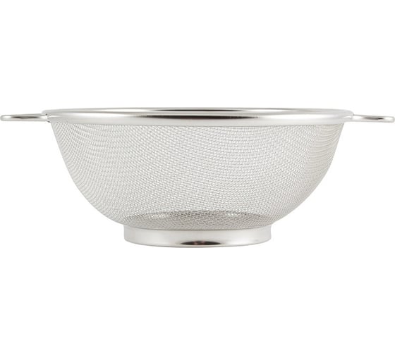 Изображение товара Дуршлаг Mallony Macaroni из нержавеющей стали с боковыми ручками диаметр 26 см 985514