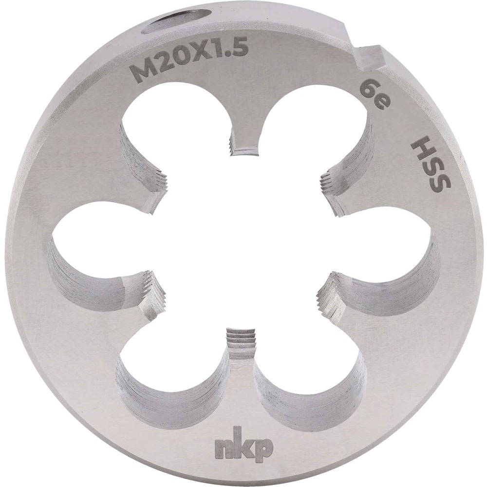 Изображение товара Плашка NKP М20 шаг 1.5 мм DINEN22568 HSS 6e 45х14мм