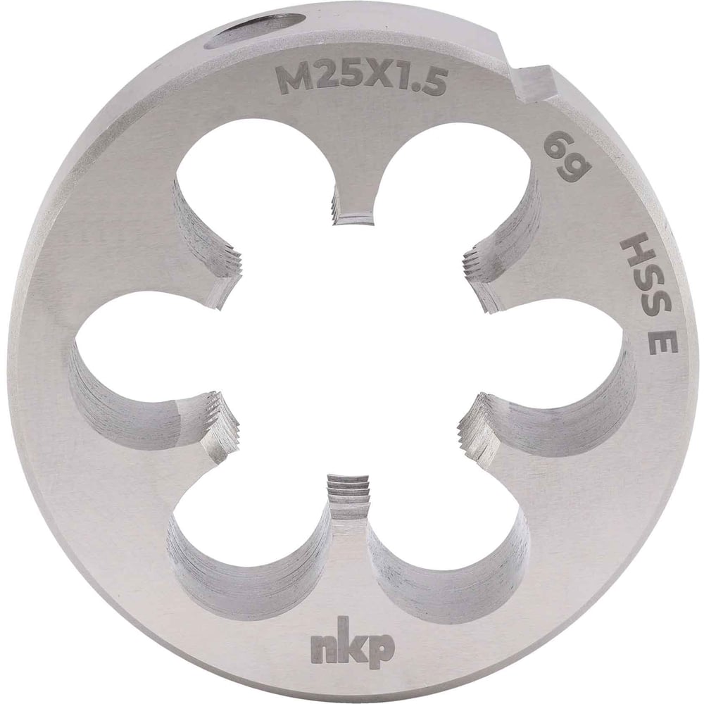 Изображение товара Плашка NKP М25, шаг 1.5мм DINEN22568 HSSE 6g 55х16мм 290252N Изображение товара Плашка NKP М25, шаг 1.5мм DINEN22568 HSSE 6g 55х16мм 290252N
