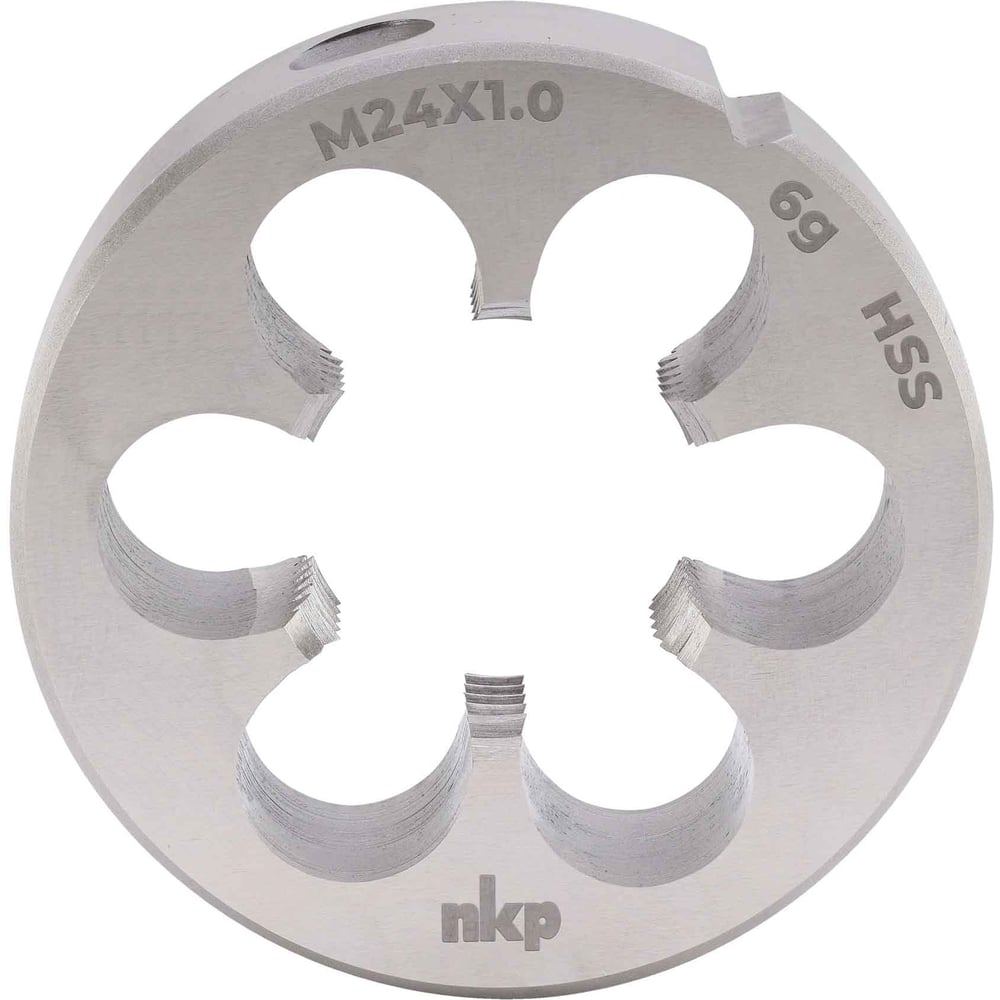 Изображение товара Плашка NKP М24, шаг 1.0мм DINEN22568 HSS 6g 55х16мм 240243N