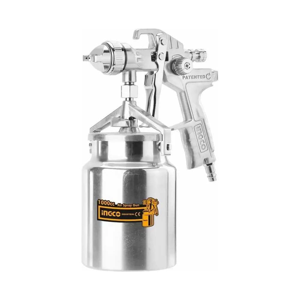Изображение товара Краскопульт INGCO ASG2101 - HVLP, нижнее расположение бака, 1 л