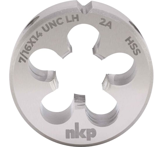 Изображение товара Плашка левая NKP UNC 7/16 -14 DINEN22568 HSS 38x14мм 323220N