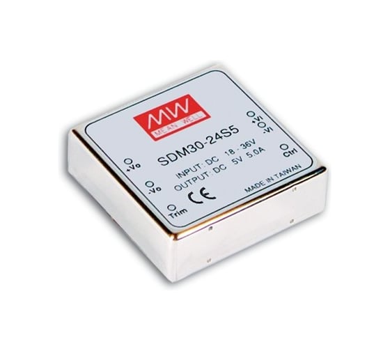 Изображение товара Преобразователь DC-DC Mean Well 30Вт SDM30-12S3 Т00146493