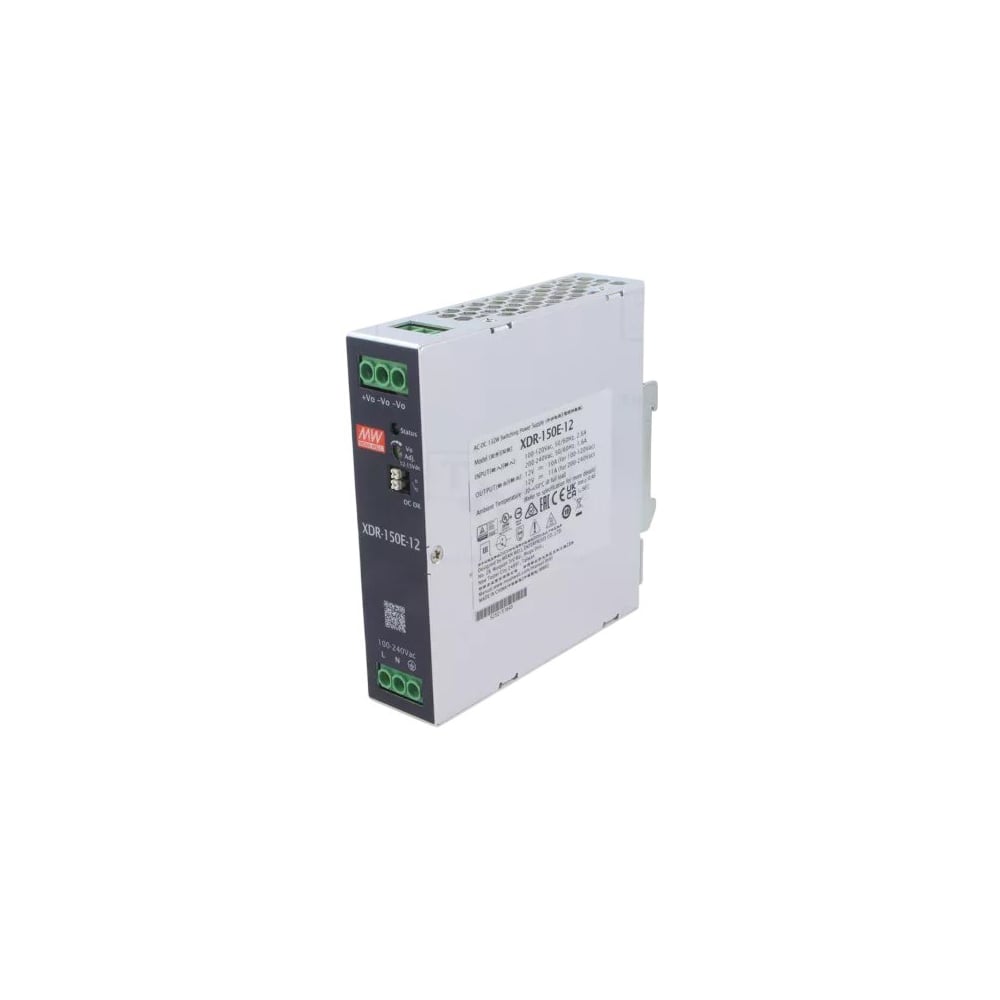 Изображение товара Источник питания AC-DC Mean Well XDR-150E-12 Т03762530 Изображение товара Источник питания AC-DC Mean Well XDR-150E-12 Т03762530