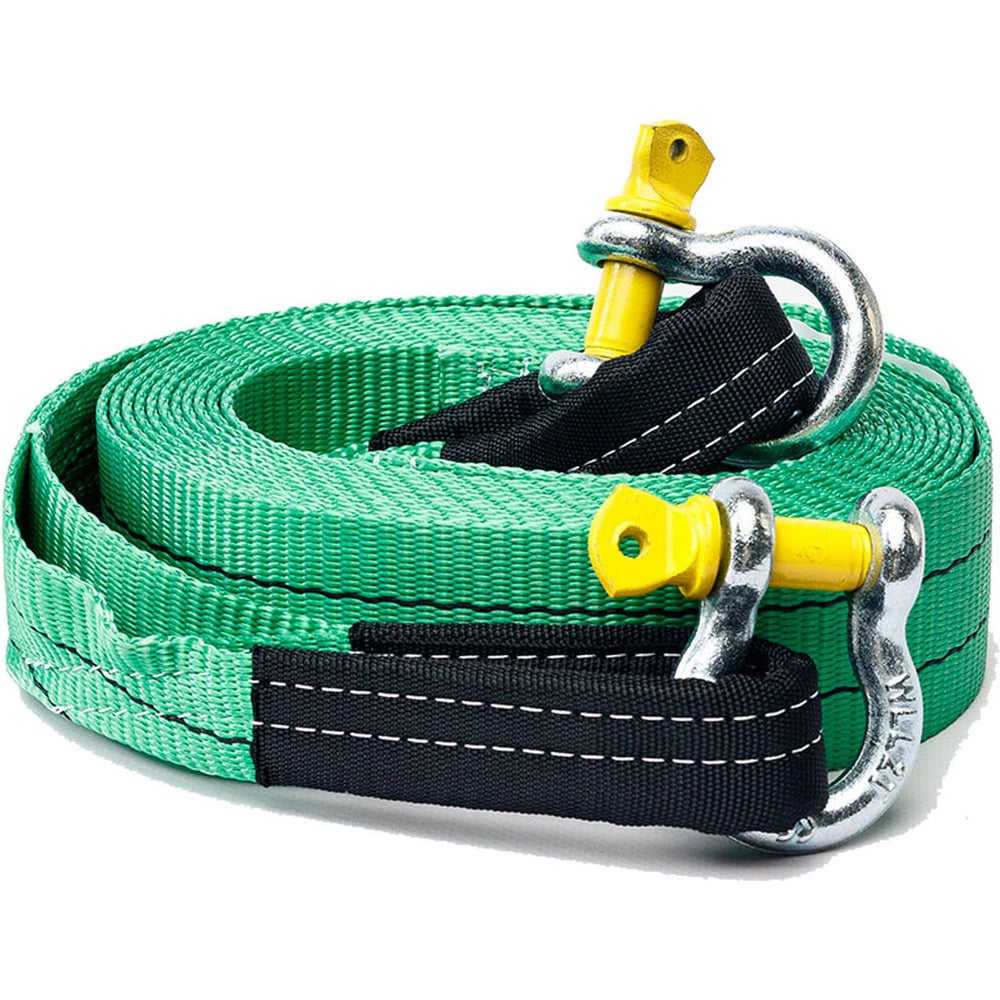 Изображение товара Трос автомобильный BRUTAL 10 тонн 5 метров с шаклами AVTS002