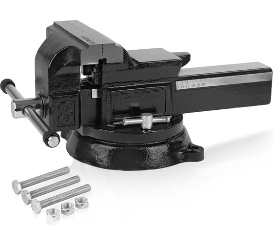 Изображение товара Тиски слесарные поворотные с наковальней Arnezi 200мм (стальные) R6076200